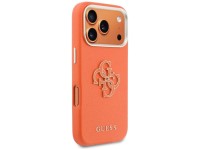 Capa Guess FW Resin Logo para iPhone 17 Pro - laranja Capa Guess FW Resin Logo para iPhone 17 Pro - laranja
