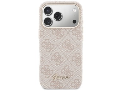 Guess 4G Script MagSafe Case for iPhone 17 Pro Max - Pink Guess 4G Script MagSafe Case for iPhone 17 Pro Max - Pink