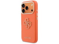 Capa Guess FW Resin Logo para iPhone 17 Pro - laranja Capa Guess FW Resin Logo para iPhone 17 Pro - laranja
