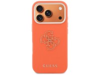 Capa Guess FW Resin Logo para iPhone 17 Pro - laranja Capa Guess FW Resin Logo para iPhone 17 Pro - laranja