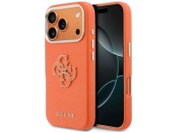 Capa Guess FW Resin Logo para iPhone 17 Pro - laranja Capa Guess FW Resin Logo para iPhone 17 Pro - laranja