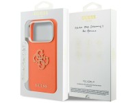 Capa Guess FW Resin Logo para iPhone 17 Pro - laranja Capa Guess FW Resin Logo para iPhone 17 Pro - laranja