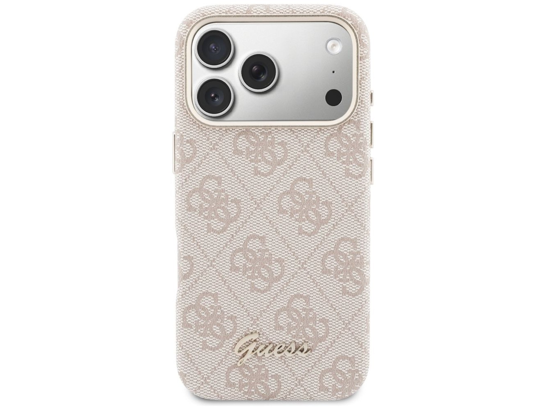 Guess 4G Script MagSafe Case for iPhone 17 Pro Max - Pink