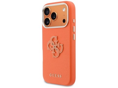 Guess FW Resin Logo case for iPhone 17 Pro - orange Guess FW Resin Logo case for iPhone 17 Pro - orange
