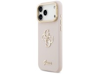 Funda Guess Grained Big 4G con soporte para cámara para iPhone 17 Pro Max - Rosa Funda Guess Grained Big 4G con soporte para cámara para iPhone 17 Pro Max - Rosa
