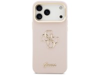 Funda Guess Grained Big 4G con soporte para cámara para iPhone 17 Pro Max - Rosa Funda Guess Grained Big 4G con soporte para cámara para iPhone 17 Pro Max - Rosa