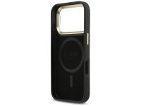 Capa Guess 4G PU com Logo Triangular, Suporte e Câmera MagSafe para iPhone 17 Pro - Preta Capa Guess 4G PU com Logo Triangular, Suporte e Câmera MagSafe para iPhone 17 Pro - Preta