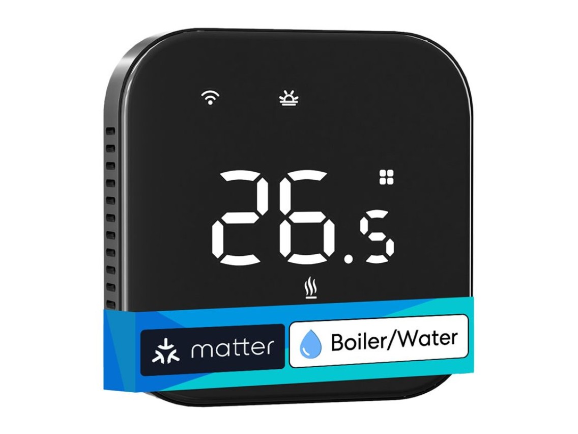 MEROSS MTS215BMA-B(EU) Smart Wi-Fi Thermostat (Black)