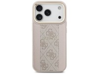 Funda Guess 4G Stripe MagSafe para iPhone 17 Pro - Rosa Funda Guess 4G Stripe MagSafe para iPhone 17 Pro - Rosa