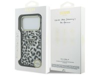 Guess Leopard Glitter MagSafe Case for iPhone 17 Pro Max - Black Guess Leopard Glitter MagSafe Case for iPhone 17 Pro Max - Black