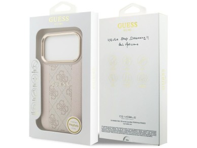 Guess 4G Stripe MagSafe Case for iPhone 17 Pro - Pink Guess 4G Stripe MagSafe Case for iPhone 17 Pro - Pink