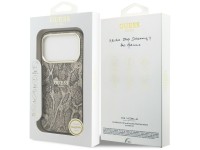 Guess Python Pattern MagSafe Case for iPhone 17 Pro Max - Brown