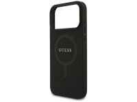 Capa Guess Saffiano Classic Logo MagSafe para iPhone 17 Pro Max - Preta Capa Guess Saffiano Classic Logo MagSafe para iPhone 17 Pro Max - Preta