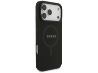 Capa Guess Saffiano Classic Logo MagSafe para iPhone 17 Pro Max - Preta Capa Guess Saffiano Classic Logo MagSafe para iPhone 17 Pro Max - Preta