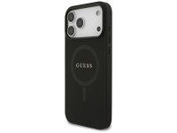 Capa Guess Saffiano Classic Logo MagSafe para iPhone 17 Pro Max - Preta Capa Guess Saffiano Classic Logo MagSafe para iPhone 17 Pro Max - Preta