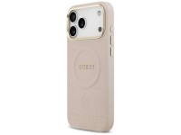 Guess Peony Hot Stamp MagSafe Case for iPhone 17 Pro Max - Pink