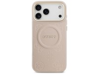 Guess Peony Hot Stamp MagSafe Case for iPhone 17 Pro Max - Pink