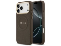 Capa Guess Peony Hot Stamp MagSafe para iPhone 17 Pro Max - Marrom Capa Guess Peony Hot Stamp MagSafe para iPhone 17 Pro Max - Marrom