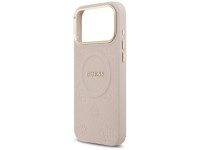 Guess Peony Hot Stamp MagSafe Case for iPhone 17 Pro Max - Pink