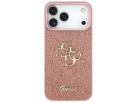 Guess Fixed Glitter Big 4G Case for iPhone 17 Pro Max - Pink