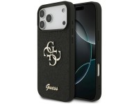 Guess Fixed Glitter Big 4G case for iPhone 17 Pro Max - black Guess Fixed Glitter Big 4G case for iPhone 17 Pro Max - black