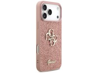 Guess Fixed Glitter Big 4G Case for iPhone 17 Pro Max - Pink