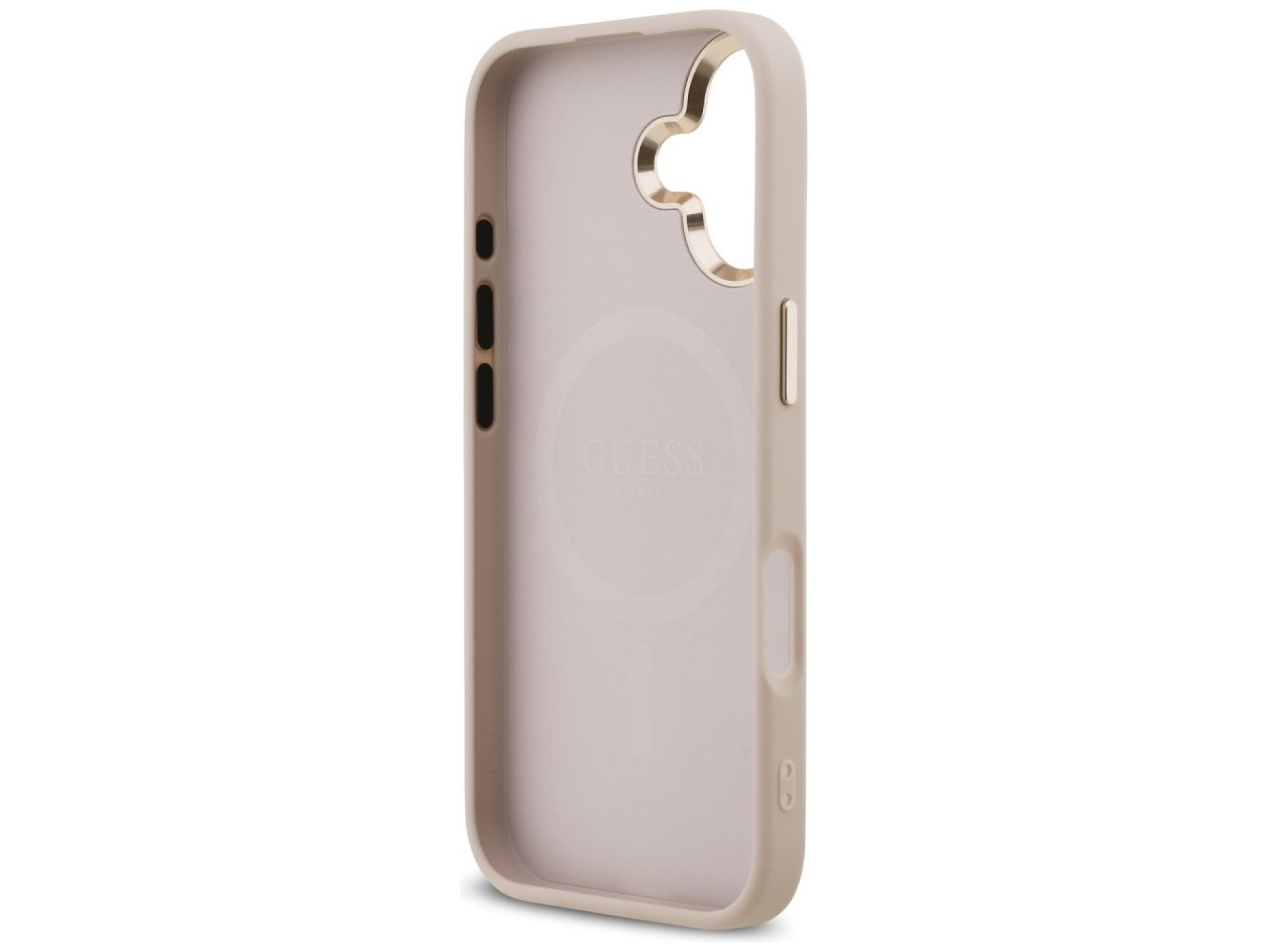 Guess 4G Triangle Logo MagSafe Case for iPhone 17 - Rose Gold