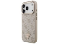 Capa Guess 4G Triangle Logo MagSafe para iPhone 17 Pro - Ouro Rosa Capa Guess 4G Triangle Logo MagSafe para iPhone 17 Pro - Ouro Rosa