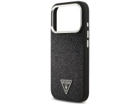 Guess Glitter Triangle Logo MagSafe Case for iPhone 17 Pro - Black Guess Glitter Triangle Logo MagSafe Case for iPhone 17 Pro - Black