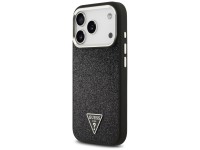 Guess Glitter Triangle Logo MagSafe Case for iPhone 17 Pro - Black Guess Glitter Triangle Logo MagSafe Case for iPhone 17 Pro - Black