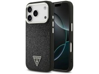 Guess Glitter Triangle Logo MagSafe Case for iPhone 17 Pro - Black Guess Glitter Triangle Logo MagSafe Case for iPhone 17 Pro - Black