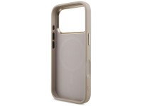 Capa Guess 4G Triangle Logo MagSafe para iPhone 17 Pro - Ouro Rosa Capa Guess 4G Triangle Logo MagSafe para iPhone 17 Pro - Ouro Rosa