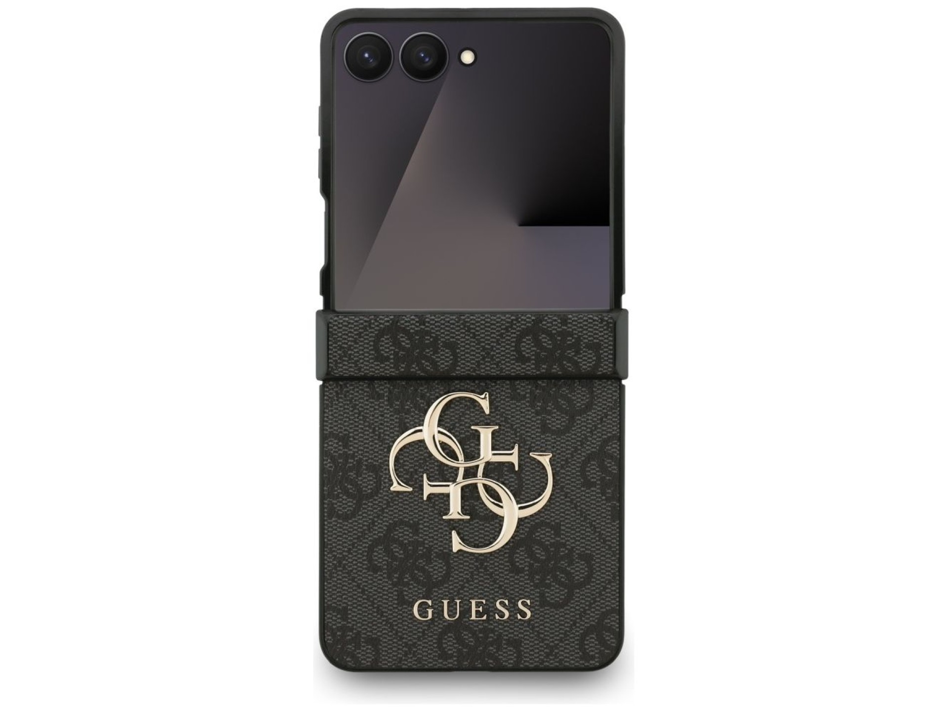 Guess Big 4G Logo Classic Logo Case for Samsung Galaxy Z Flip 7 - Black