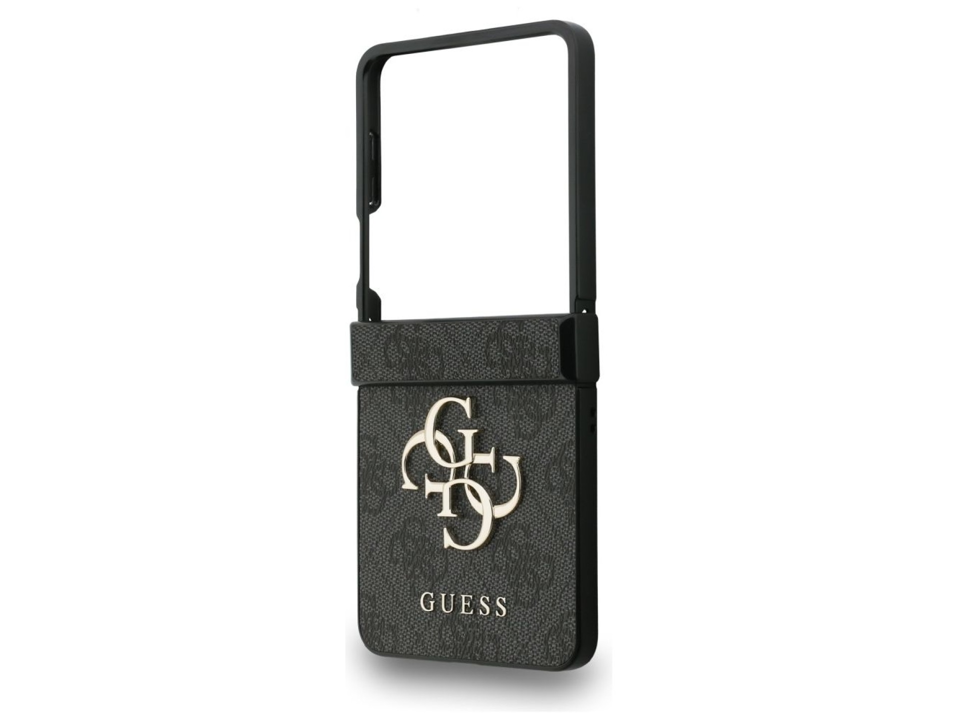 Guess Big 4G Logo Classic Logo Case for Samsung Galaxy Z Flip 7 - Black