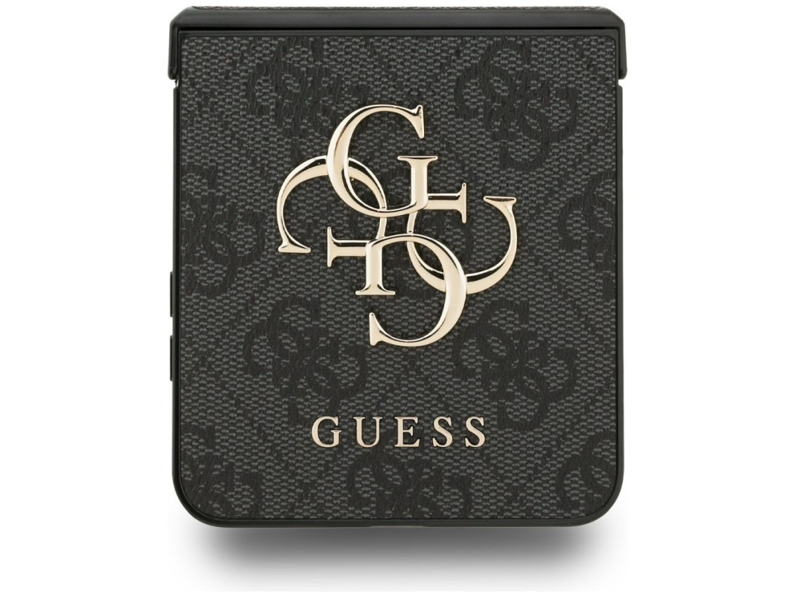 Guess Big 4G Logo Classic Logo Case for Samsung Galaxy Z Flip 7 - Black