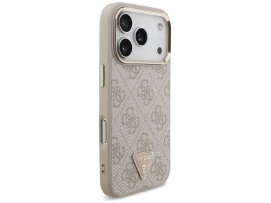 Guess 4G Triangle Logo MagSafe Case for iPhone 17 Pro - Rose Gold Guess 4G Triangle Logo MagSafe Case for iPhone 17 Pro - Rose Gold