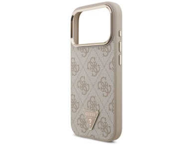 Guess 4G Triangle Logo MagSafe Case for iPhone 17 Pro - Rose Gold Guess 4G Triangle Logo MagSafe Case for iPhone 17 Pro - Rose Gold