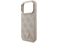 Capa Guess 4G Triangle Logo MagSafe para iPhone 17 Pro - Ouro Rosa Capa Guess 4G Triangle Logo MagSafe para iPhone 17 Pro - Ouro Rosa