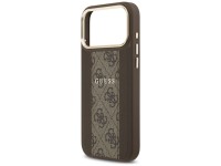 Capa Guess 4G Stripe MagSafe para iPhone 17 Pro Max - marrom Capa Guess 4G Stripe MagSafe para iPhone 17 Pro Max - marrom