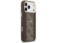 Capa Guess 4G Stripe MagSafe para iPhone 17 Pro Max - marrom Capa Guess 4G Stripe MagSafe para iPhone 17 Pro Max - marrom