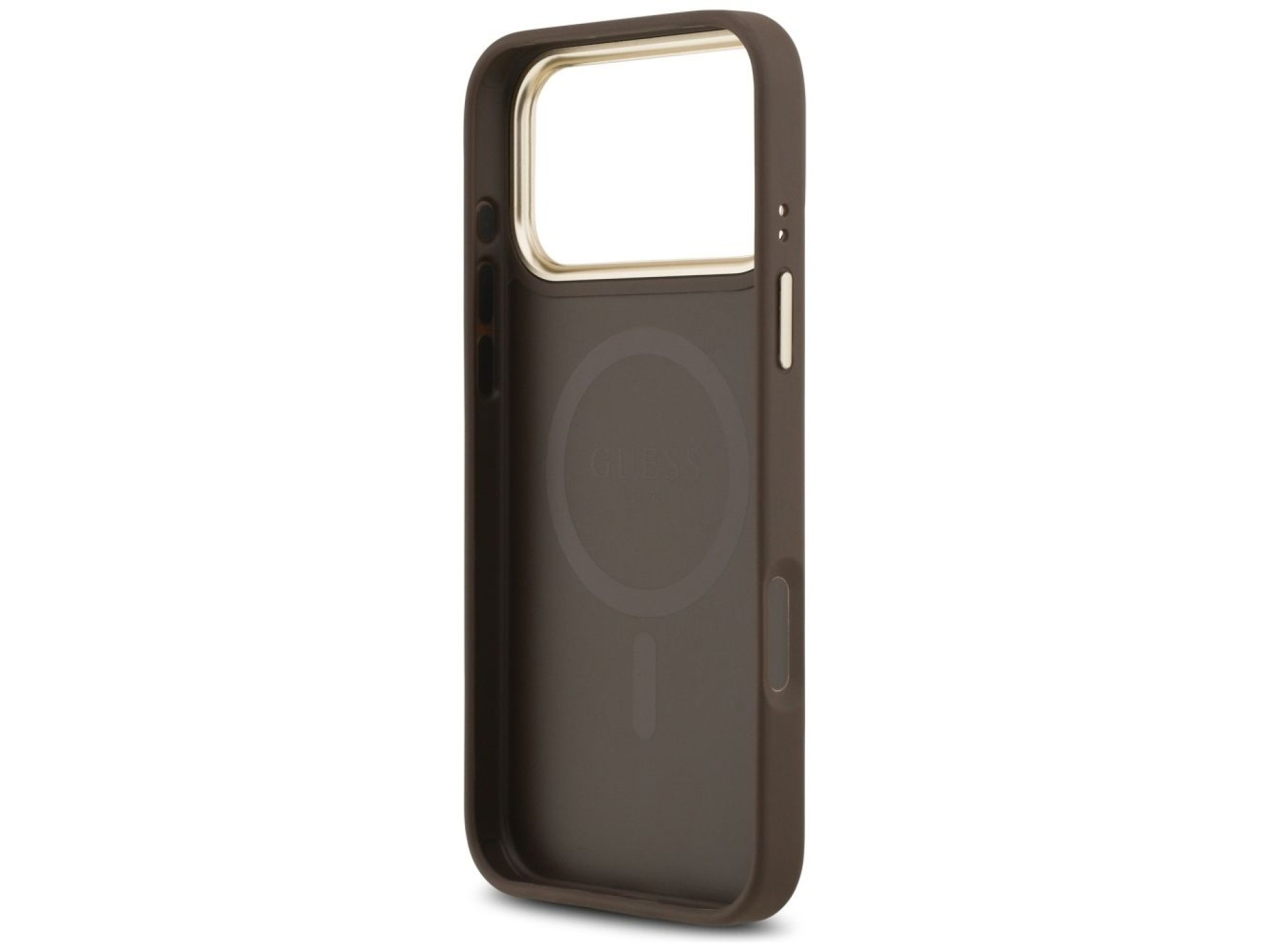 Guess 4G Stripe MagSafe case for iPhone 17 Pro Max - brown