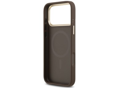 Guess 4G Stripe MagSafe case for iPhone 17 Pro Max - brown Guess 4G Stripe MagSafe case for iPhone 17 Pro Max - brown