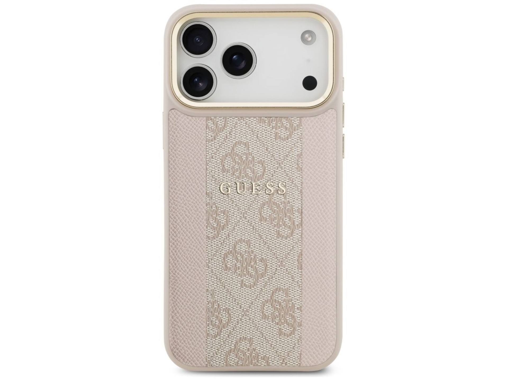 Guess 4G Stripe MagSafe Case for iPhone 17 Pro Max - Pink