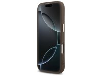 Capa Guess 4G com logotipo triangular e MagSafe para iPhone 17 Pro - Marrom e Dourada Capa Guess 4G com logotipo triangular e MagSafe para iPhone 17 Pro - Marrom e Dourada