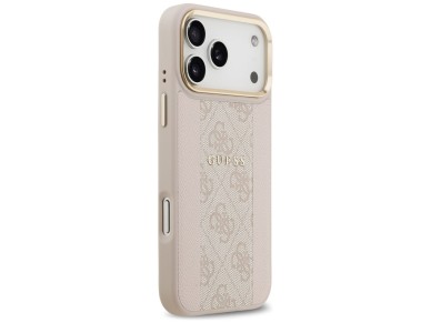 Guess 4G Stripe MagSafe Case for iPhone 17 Pro Max - Pink Guess 4G Stripe MagSafe Case for iPhone 17 Pro Max - Pink