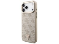 Guess 4G Triangle Logo MagSafe Case for iPhone 17 Pro Max - Rose Gold Guess 4G Triangle Logo MagSafe Case for iPhone 17 Pro Max - Rose Gold