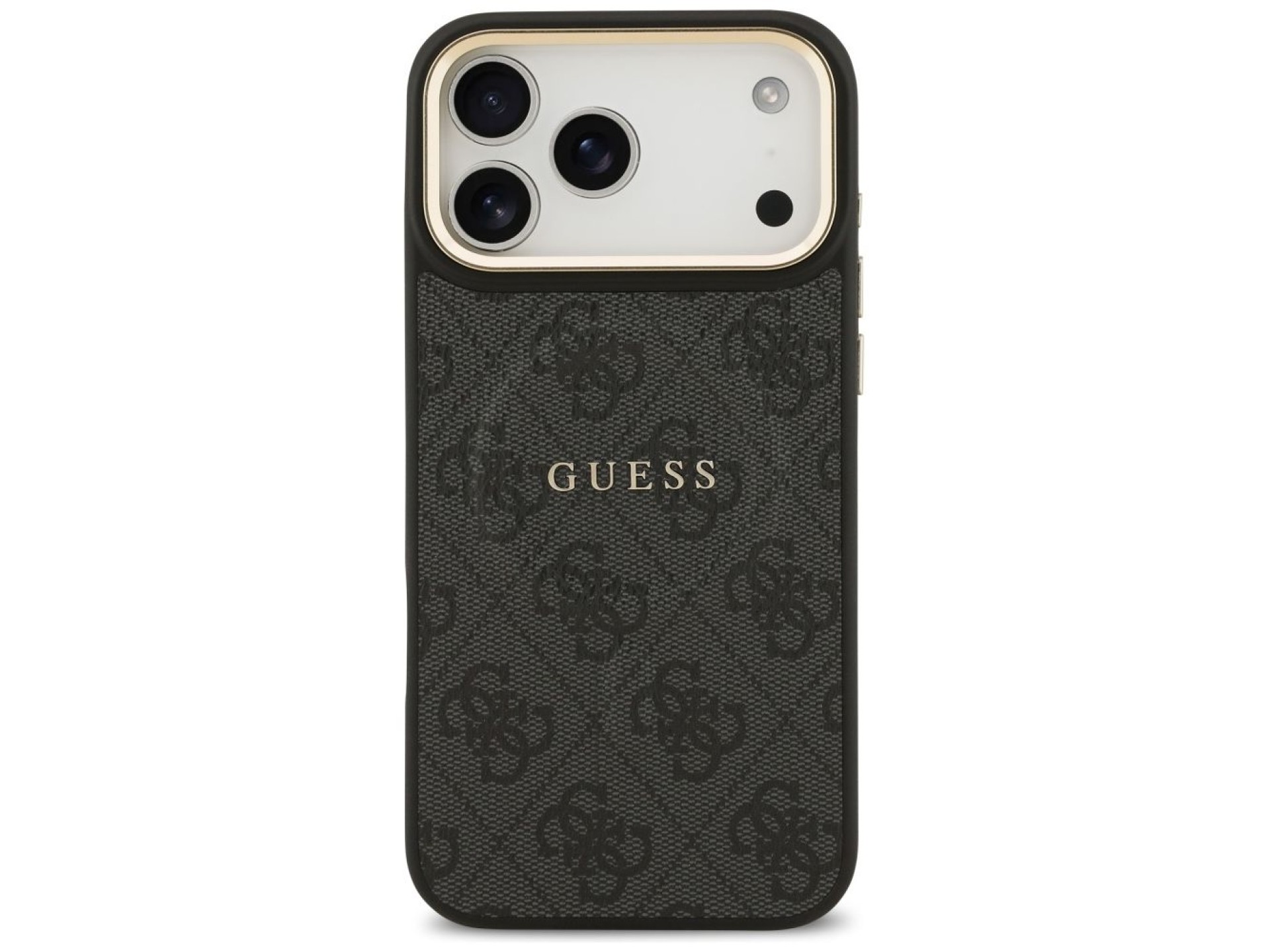 Capa Guess 4G PU Classic Logo MagSafe para iPhone 17 Pro Max - preta