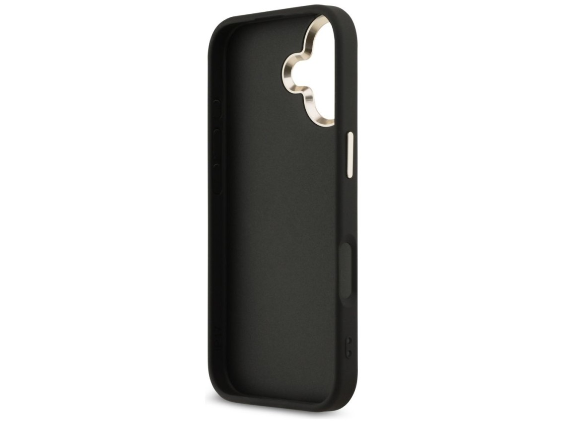 Capa Guess 4G Big 4G Classic Logo para iPhone 17 - Preta e Dourada