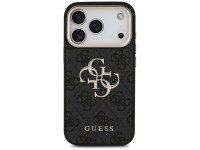 Capa Guess 4G Big 4G Classic Logo para iPhone 17 Pro - Preto e Dourado Capa Guess 4G Big 4G Classic Logo para iPhone 17 Pro - Preto e Dourado