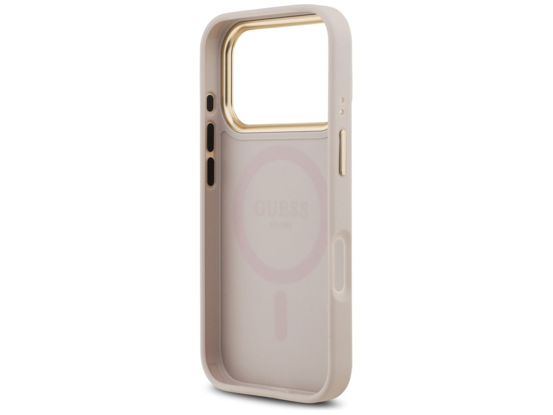 Funda Guess 4G PU Classic Logo MagSafe para iPhone 17 Pro - Rosa